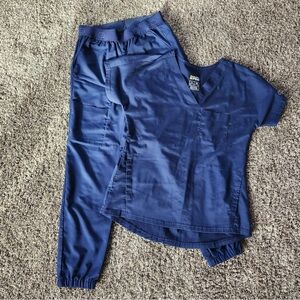 WonderWink Navy Scrub Set